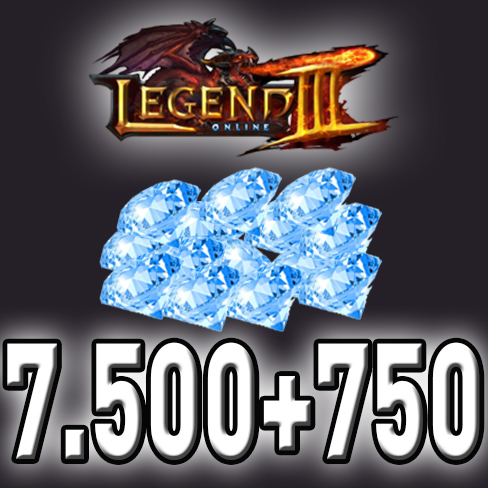 Legend Online 7500 + 750 Elmas (Oasis)