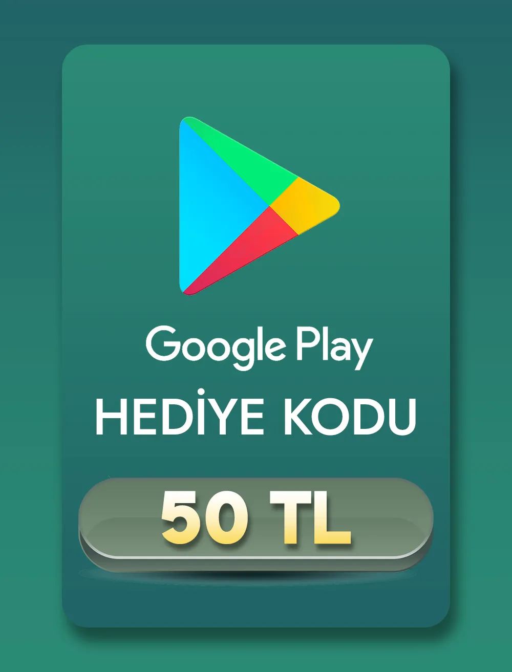 Google Play Hediye Kodu 50TL