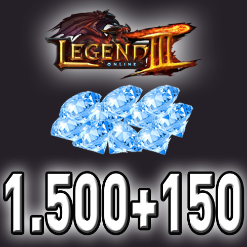 Legend Online 1500 + 150 Elmas (Oasis)