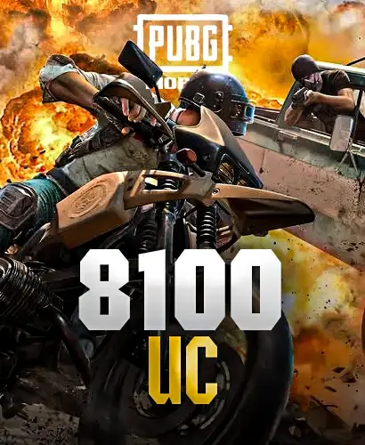 8100 PUBG Mobil UC Unknown Cash Global