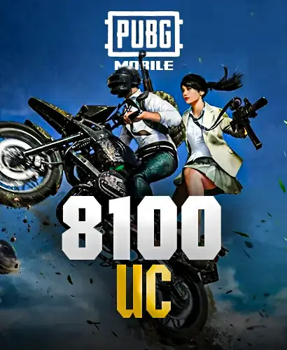 8100  PUBG Mobile UC Unknown Cash