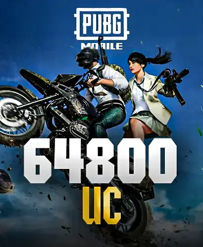 64800 PUBG Mobil UC Unknown Cash